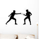 Fencing Silhouette Wall Decal