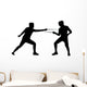 Fencing Silhouette Wall Decal