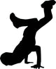 Freestyle Breakdancer Wall Decal