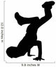 Freestyle Breakdancer Wall Decal