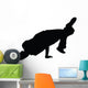 Freestyle Break Dance Silhouette Wall Decal
