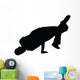 Freestyle Break Dance Silhouette Wall Decal