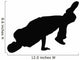 Freestyle Break Dance Silhouette Wall Decal