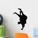 Freestyle Break Dance Silhouette Wall Decal