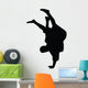 Freestyle Break Dance Silhouette Wall Decal