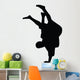 Freestyle Break Dance Silhouette Wall Decal