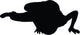 Freestyle Break Dance Silhouette Wall Decal