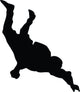 Freestyle Break Dance Silhouette Wall Decal