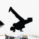 Freestyle Break Dance Silhouette Wall Decal