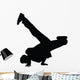 Freestyle Break Dance Silhouette Wall Decal