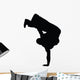 Freestyle Break Dance Silhouette Wall Decal
