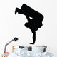 Freestyle Break Dance Silhouette Wall Decal