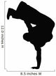 Freestyle Break Dance Silhouette Wall Decal