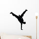 Freestyle Break Dance Silhouette Wall Decal