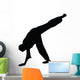 Freestyle Break Dance Silhouette Wall Decal