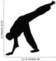 Freestyle Break Dance Silhouette Wall Decal
