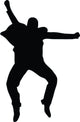 Freestyle Break Dance Silhouette Wall Decal