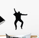 Freestyle Break Dance Silhouette Wall Decal