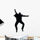 Freestyle Break Dance Silhouette Wall Decal