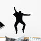 Freestyle Break Dance Silhouette Wall Decal