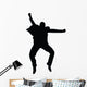 Freestyle Break Dance Silhouette Wall Decal
