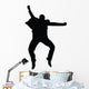 Freestyle Break Dance Silhouette Wall Decal