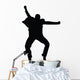 Freestyle Break Dance Silhouette Wall Decal