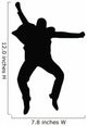 Freestyle Break Dance Silhouette Wall Decal