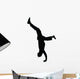 Freestyle Break Dance Silhouette Wall Decal