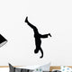 Freestyle Break Dance Silhouette Wall Decal