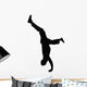 Freestyle Break Dance Silhouette Wall Decal