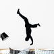 Freestyle Break Dance Silhouette Wall Decal
