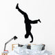 Freestyle Break Dance Silhouette Wall Decal