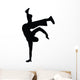Freestyle Break Dance Silhouette Wall Decal