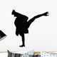 Freestyle Break Dance Silhouette Wall Decal