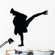 Freestyle Break Dance Silhouette Wall Decal