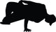Freestyle Break Dance Silhouette Wall Decal
