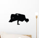 Freestyle Break Dance Silhouette Wall Decal