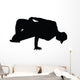 Freestyle Break Dance Silhouette Wall Decal