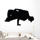 Freestyle Break Dance Silhouette Wall Decal