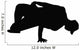 Freestyle Break Dance Silhouette Wall Decal