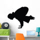Freestyle Break Dance Silhouette Wall Decal