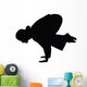 Freestyle Break Dance Silhouette Wall Decal