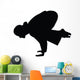 Freestyle Break Dance Silhouette Wall Decal