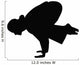 Freestyle Break Dance Silhouette Wall Decal