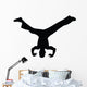 Freestyle Break Dance Silhouette Wall Decal