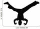 Freestyle Break Dance Silhouette Wall Decal