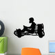 Go Kart Silhouette Wall Decal