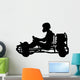 Go Kart Silhouette Wall Decal
