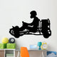 Go Kart Silhouette Wall Decal